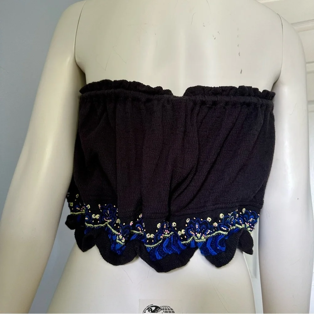 Free People No More Tiers Embroidered Tube Top - Picture 5 of 6